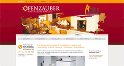 Desktop Screenshot of ofenzauber.de